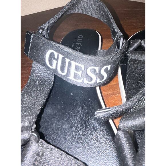 Guess Black & White Fun Festival Strappy Summer Beach Sandals  10M - Picture 10 of 10